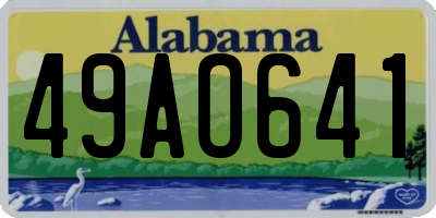 AL license plate 49AO641