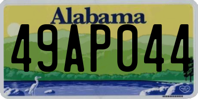 AL license plate 49AP044