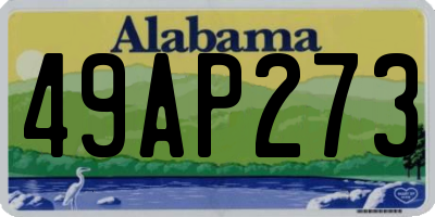 AL license plate 49AP273
