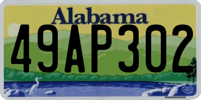 AL license plate 49AP302