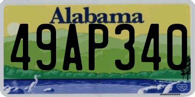 AL license plate 49AP340