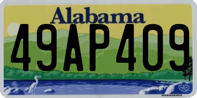 AL license plate 49AP409