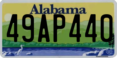AL license plate 49AP440