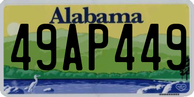 AL license plate 49AP449