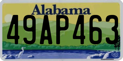 AL license plate 49AP463
