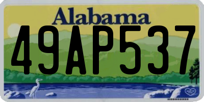 AL license plate 49AP537