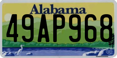 AL license plate 49AP968