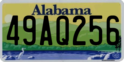 AL license plate 49AQ256