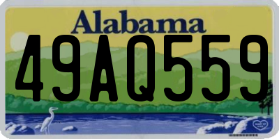 AL license plate 49AQ559