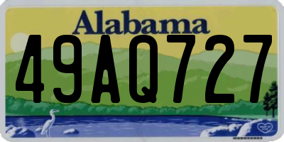 AL license plate 49AQ727