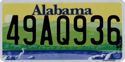 AL license plate 49AQ936