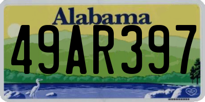 AL license plate 49AR397