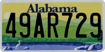 AL license plate 49AR729