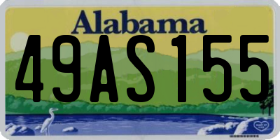 AL license plate 49AS155