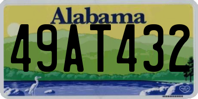 AL license plate 49AT432