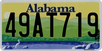 AL license plate 49AT719
