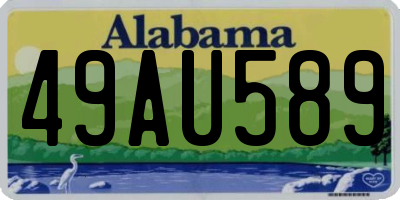 AL license plate 49AU589