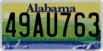 AL license plate 49AU763