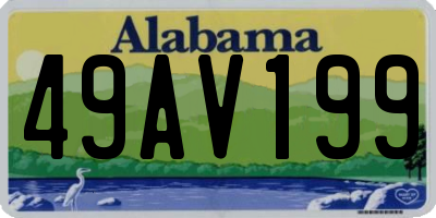 AL license plate 49AV199