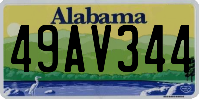 AL license plate 49AV344