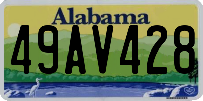 AL license plate 49AV428