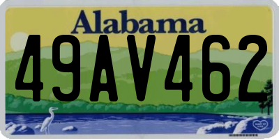 AL license plate 49AV462