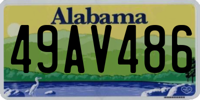AL license plate 49AV486