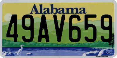 AL license plate 49AV659
