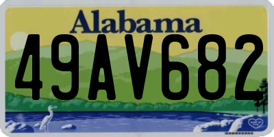 AL license plate 49AV682