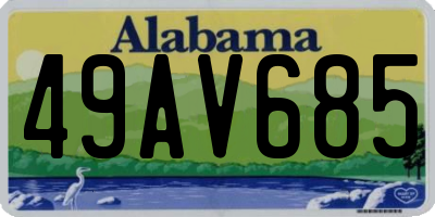 AL license plate 49AV685