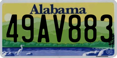 AL license plate 49AV883