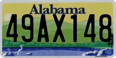 AL license plate 49AX148