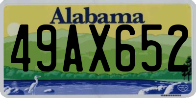 AL license plate 49AX652