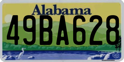 AL license plate 49BA628