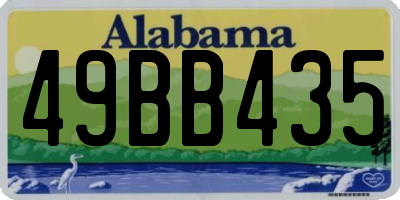 AL license plate 49BB435