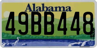 AL license plate 49BB448