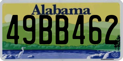 AL license plate 49BB462