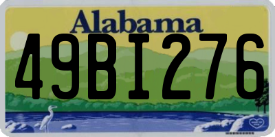 AL license plate 49BI276