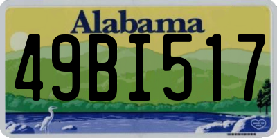 AL license plate 49BI517