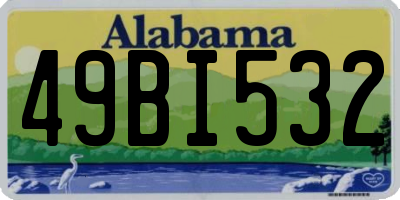 AL license plate 49BI532