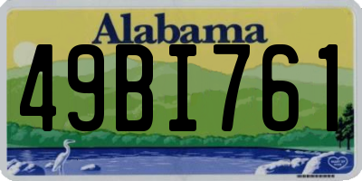 AL license plate 49BI761