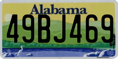AL license plate 49BJ469