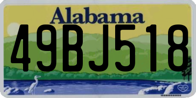 AL license plate 49BJ518