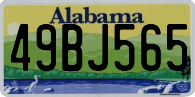 AL license plate 49BJ565