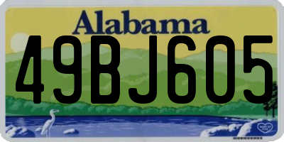 AL license plate 49BJ605