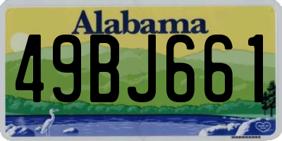 AL license plate 49BJ661