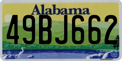 AL license plate 49BJ662