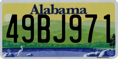 AL license plate 49BJ971
