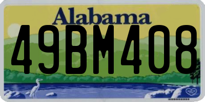 AL license plate 49BM408