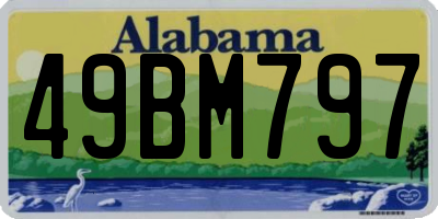 AL license plate 49BM797